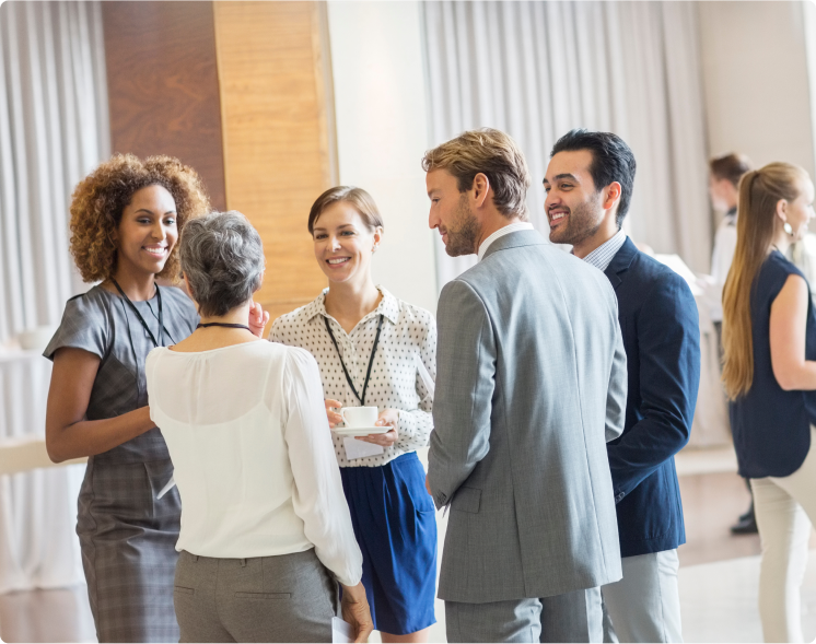 Imagem de pessoas networking